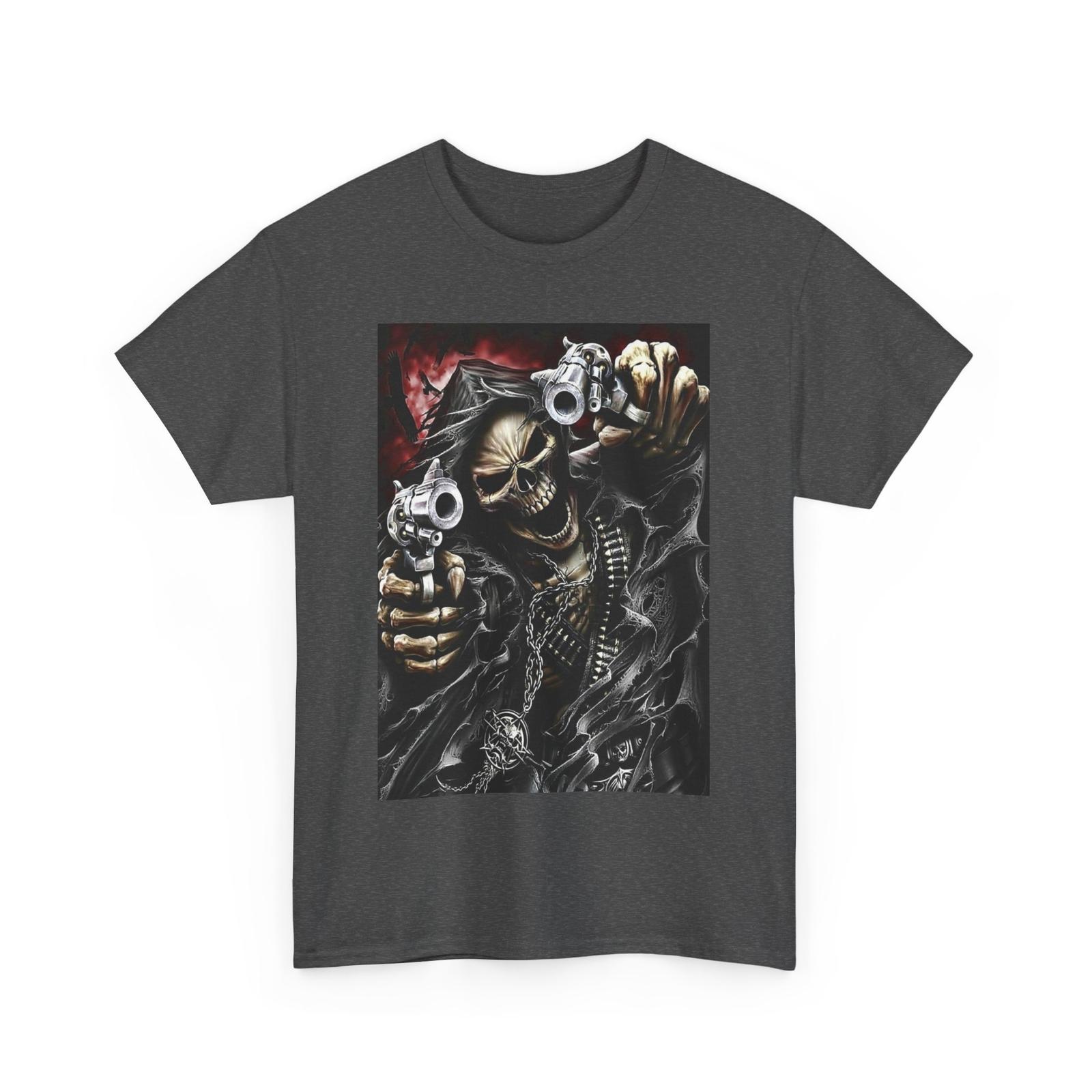 26 Reaper Assassin T-Shirt Grim Reaper Tee Death Skull Shirt Gothic Clothing Unisex T-Shirt XXXXL