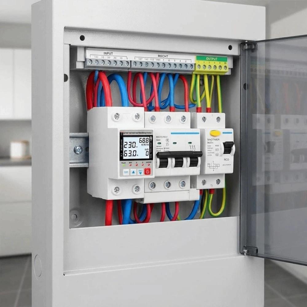 Real Time Monitoring WiFi Smart Circuit Breaker Overvoltage Protection  Commercial Use