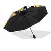 1pc Minions Automatic Folding Umbrella - Compact 8-Rib Design, Durable Plastic & Iron, Perfect Gift for Friends & Family, Outdoor Umbrella, Fashionabl