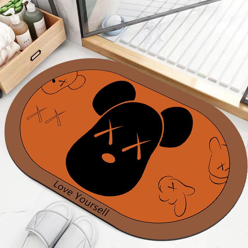 Diatom Ooze Cuscinetti assorbenti Tappetino per WC domestico Tappetino per bagno Tappetino antiscivolo per bagno