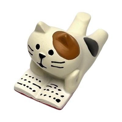 Gerinkoken Katze Auto Armaturenbrett Dekoration, Katzenfigur Autodekoration, Harz Katzenfigur für Vista
