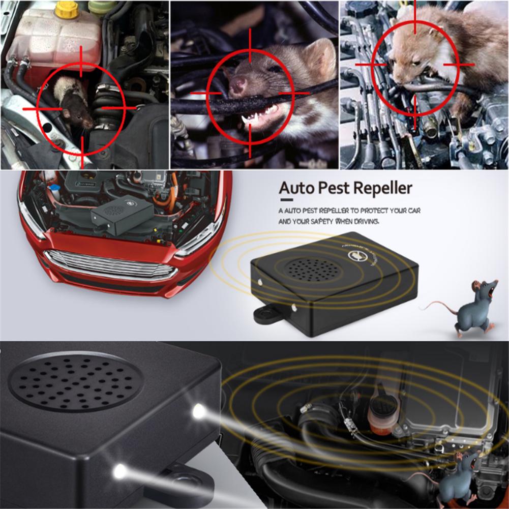 Ultraschall-Maus für Auto Nagetier Pest Animal Repeller Hocheffizienz ...