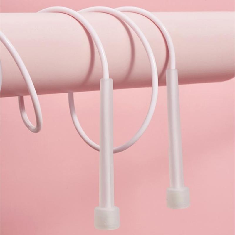 2pcs Plastic Handle Jump Rope Adjustable Length Skipping Rope Outdoor Fun Activity Children Jump Skip Rope Exercise Tool