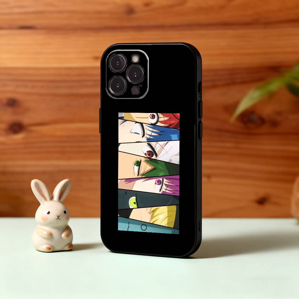 Night S-Sakuras Big Operation Phone Case For iPhone17,16,15,14,13,12Plus,Pro Max,XS,5G Soft Silicone Black Cover