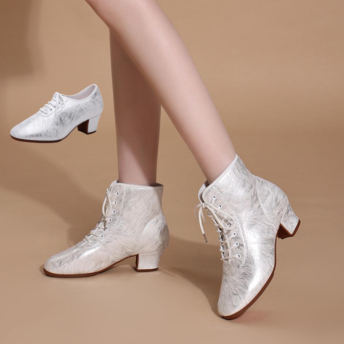 

Ботинки для бальных танцев Moonlight White для вальса, танго и квикстепа 40