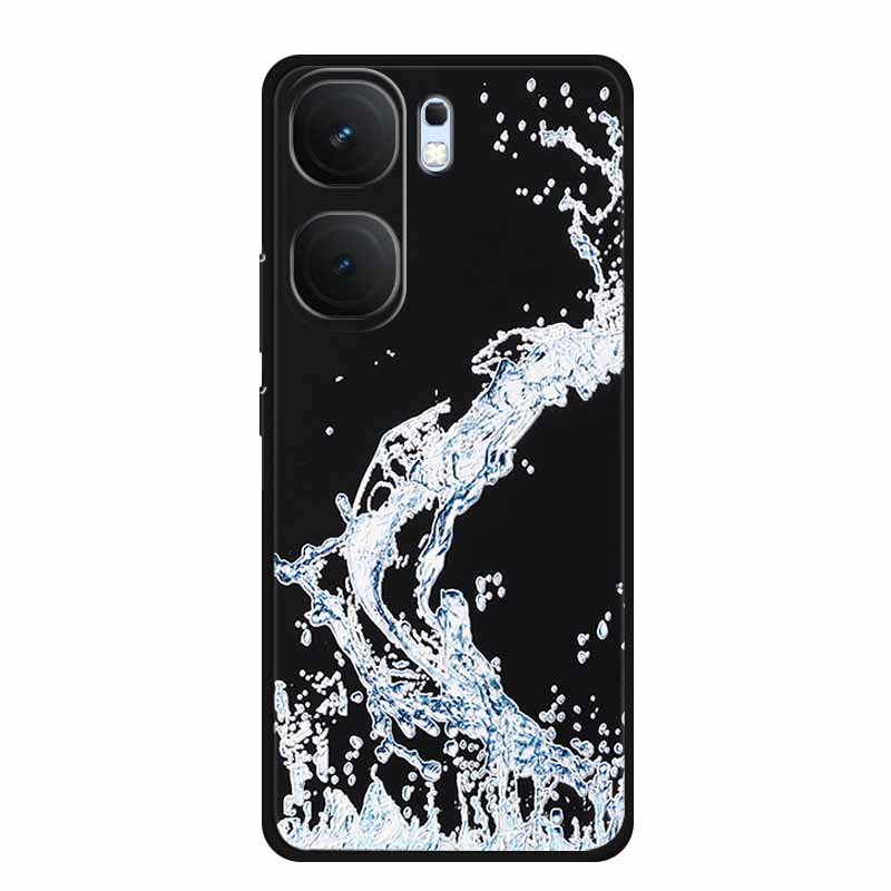 3D TPU Case For Vivo iQOO Neo 9 pro Flower Emboss Funda Neo 9s Pro Back Relief Silicone Soft Phone Cover Cartoon Bumper Capa