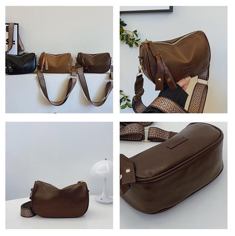 2024 Boston Retro Shoulder Crossbody Bag: Versatile, Hot-Selling Summer Pillow Style