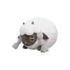 Sanei Boeki Pokemon Plush Goods Series Mochi-Fuwah Cushion Wooloo W27xD33.5xH26cm PZ56 Soft and Fluffy Comfortable Feel Highly Elastic Fabric Soft