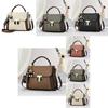 Trendy Colorful Small Handbag For Women 2024 Stylish Pu Material Crossbody Bag