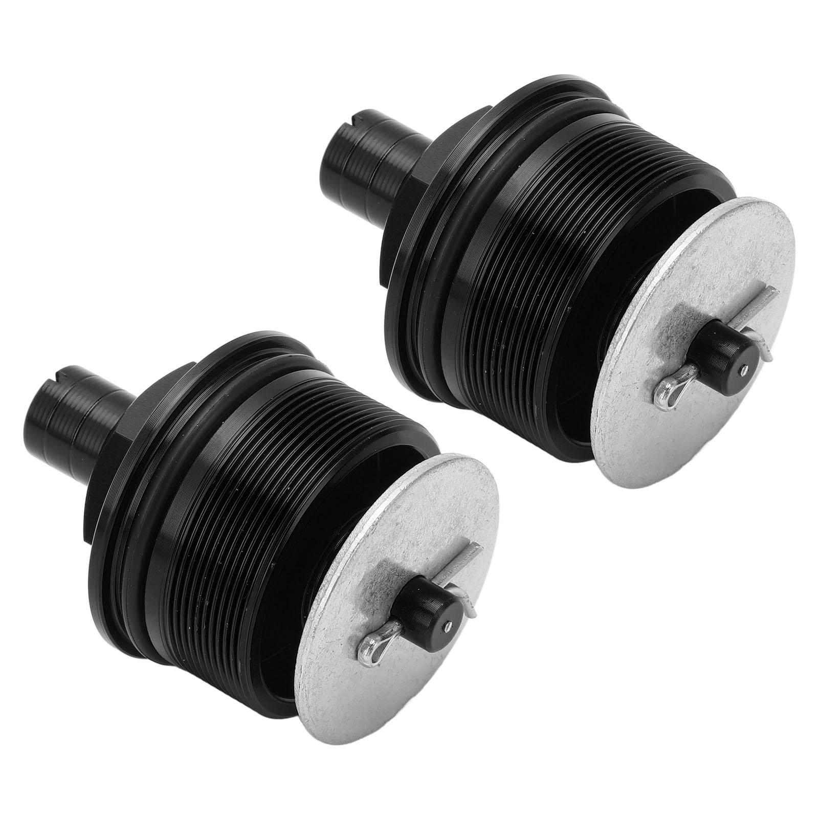 

2 Pcs Preload Fork Cap Metal Front Shock Absorber Adjusters Tube Bolts Covers Cap for CB400 Red чёрный