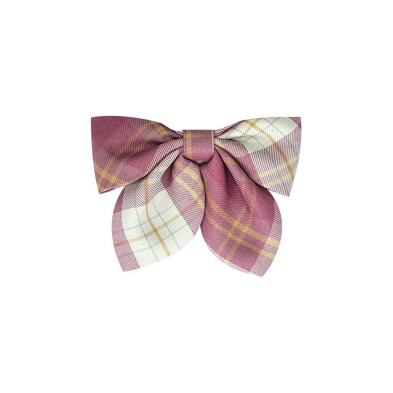 Японская школьная юбка в клетку со складками и высокой талией - Малиновый и Черный чай Accessories