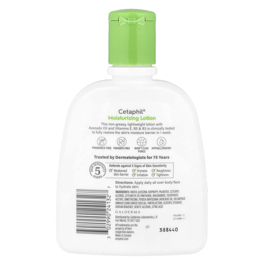 Moisturizing Lotion, Dry & Normal Skin, Sensitive Skin, 237Ml(8Fl Oz)