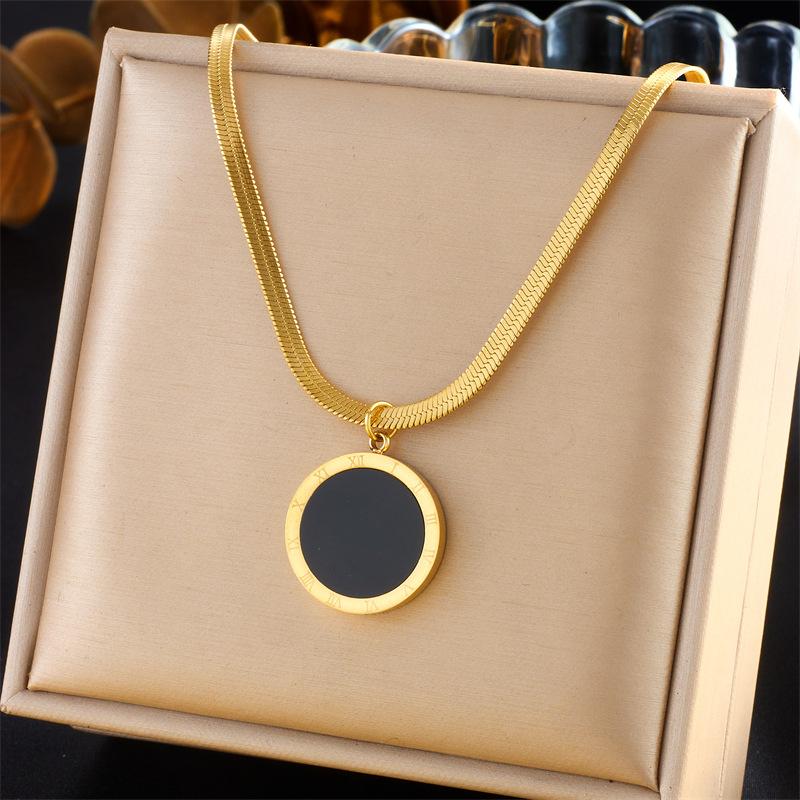 

Gold Plated Heart Shell Y-Necklace with Toggle Clasp and Bar Drop Pendant