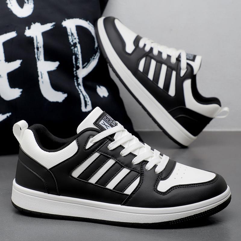 Neue Herren-Skateboardschuhe im klassischen Stil mit niedriger Spitze und dicker Sohle, bequeme Basketball-Sneakers mit weicher Sohle