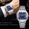 Business Watch Men Stainless Steel Date Waterproof Wristwatch Man Fashion Men Watches Relogio Masculino