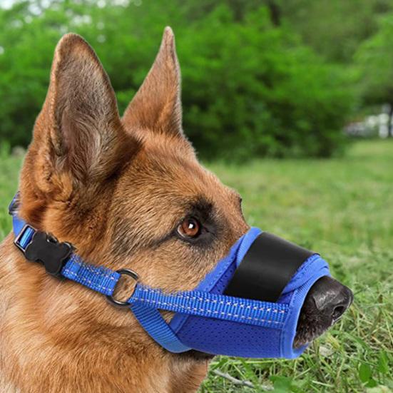 Adjustable Dog Muzzle with Quick Release Buckle Ultralight Breathable Anti-Barking Puppy Muzzle Mouth Cover Pet Supplies