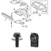 20Pcs Car Body Bolts&U-nut Clips M6 Engine Cover Undertray Splash Shield Guard Bumper Guard Liner Retainer Fastener Rivet Screw