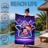 K-pop Demon Hunter Adventure Beach Towel, Quick-drying, Easy to Care for, Suitable for Both Fitness and Beach Vacations,Sports Essential