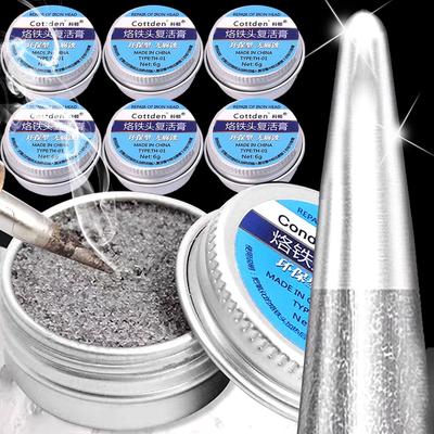 Soldering Iron Tip Refresher Non-stick Tin Solder Cream Clean Paste Grinding Agent Remove Oxidation Effective Home Repair Tools