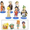 Stunning 10pcs One Piece Wano Country Action Figure Set Featuring Luffy Nami Chopper
