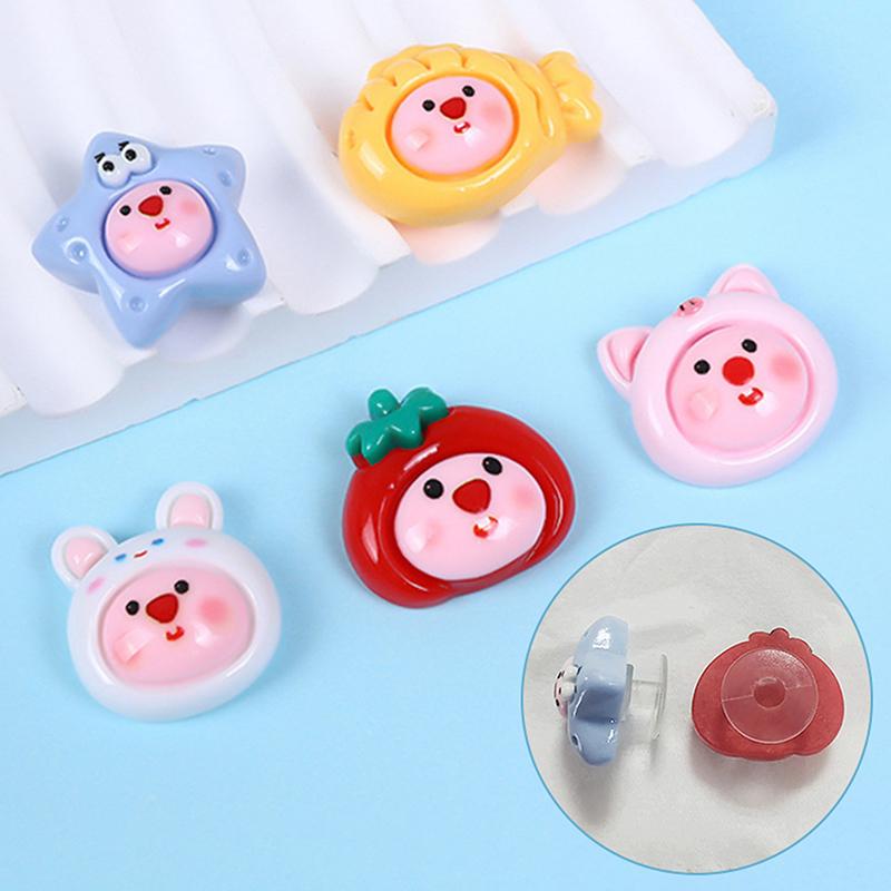 

10 шт./компл. туфли с петлями из мультфильма, милые аксессуары для обуви с пуговицами