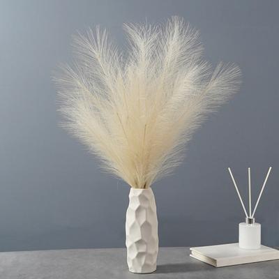 Charming Fake Pampas Grass Fade-Resistant Good Easy Care Artificial Plant