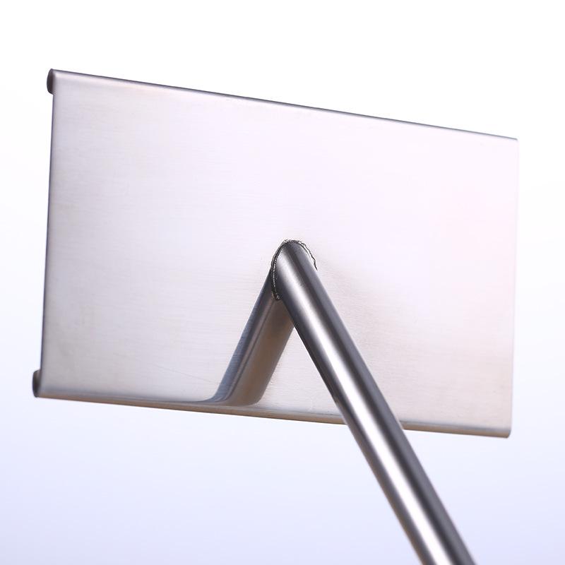 Stainless Steel Table Number Clip & Card Holder for Buffet & Hotel