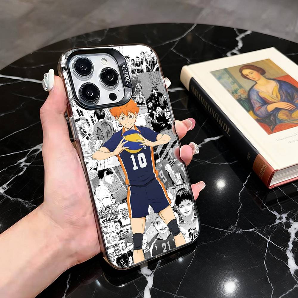 S-Shoyo H-Hinata BOY H-Haik-yu Phone Case For iPhone 17,16,15,14,13,12,11 Plus,Pro Max,XS,Colorful Silver Phone case Funda Cover