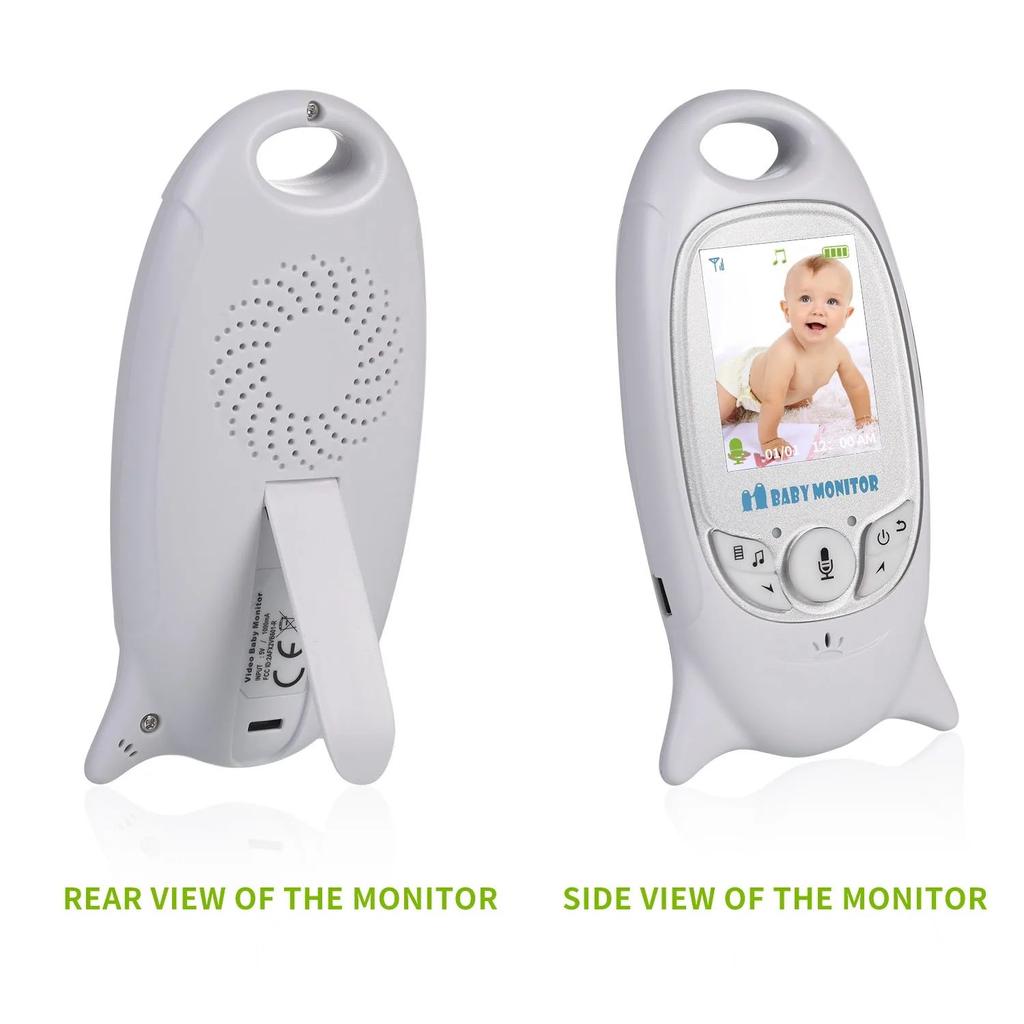 Wireless Video Color Baby Monitor with Camera Baby Nanny Security Camera Night Vision Temperature Monitoring VB601