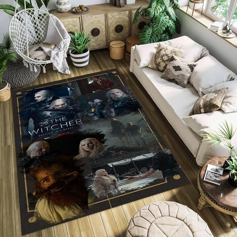 The Witcher's Fury carpet Living room and bedroom mats printing Dormitory decoration Room Fashion