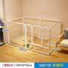 Recinto Gioco per Animali da Interno per Cani Piccoli Medi Casa Portatile per Cuccioli con Porta Gabbia in Metallo Ferro per Teddy Barriera Domestica Recinto per Cani