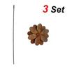 1/3 PCS Weather Resistant Floral Stake Metal Three-Dimensional Flower Ornament  Garden Decoration