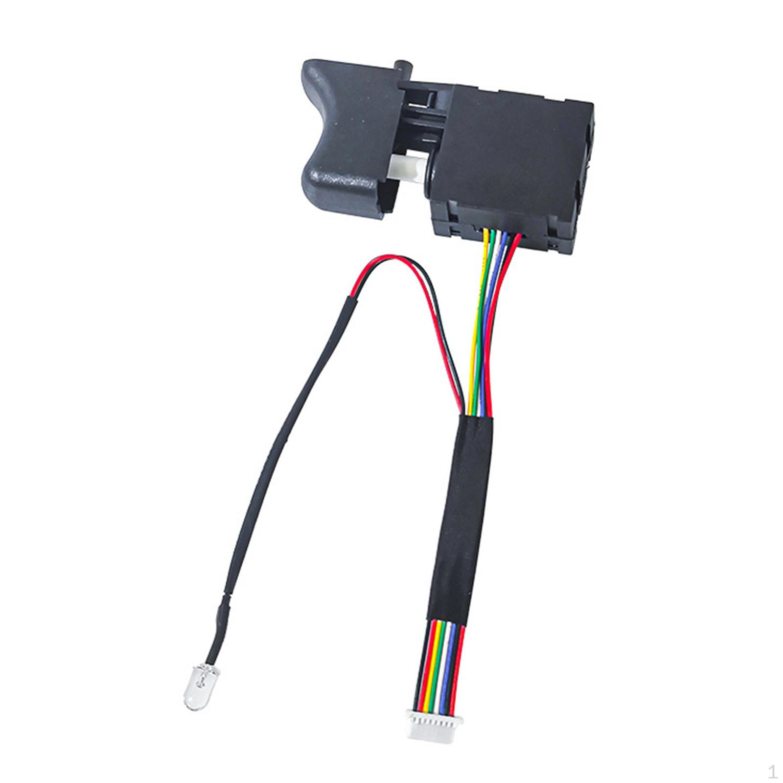 

Electric Wrench Switch Accessories Spare Part,Sturdy,Replacement Compact Easy to Install 8 Wire