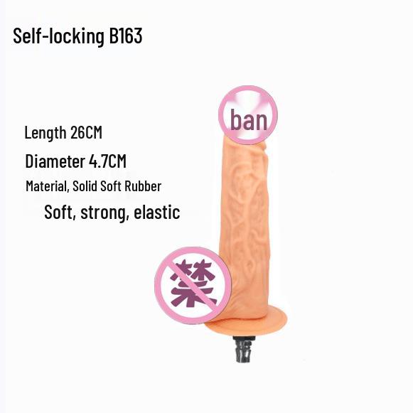 Self-Locking Female Simulation Dildo: Fully Automatic Erotic Masturbator B156