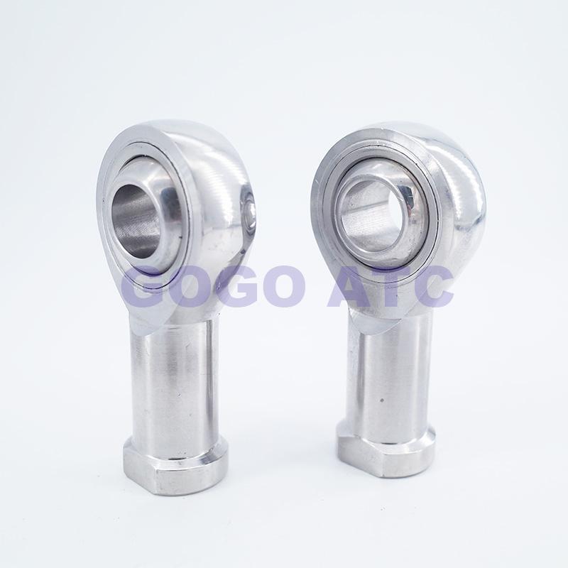SUS SI Female Thread SA Male Thread Stainless Steel Fisheye Joint Rod Ends Bearings Connecting Rod Universal Joint Ball Head