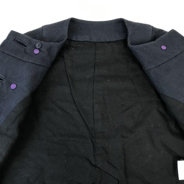 3.1 Phillip Lim 3/4 Sleeve Collarless Jacket 2 Women M Dark Navy Black(USED)