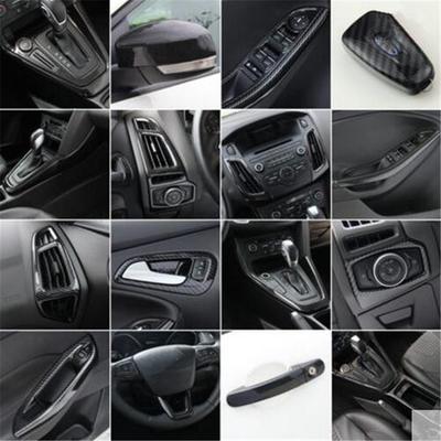 Car-Styling Držák na pohárek na řadicí panel klika dveří volant ventilační otvor Dekorativní pouzdro pro Ford Focus 3 mk3
