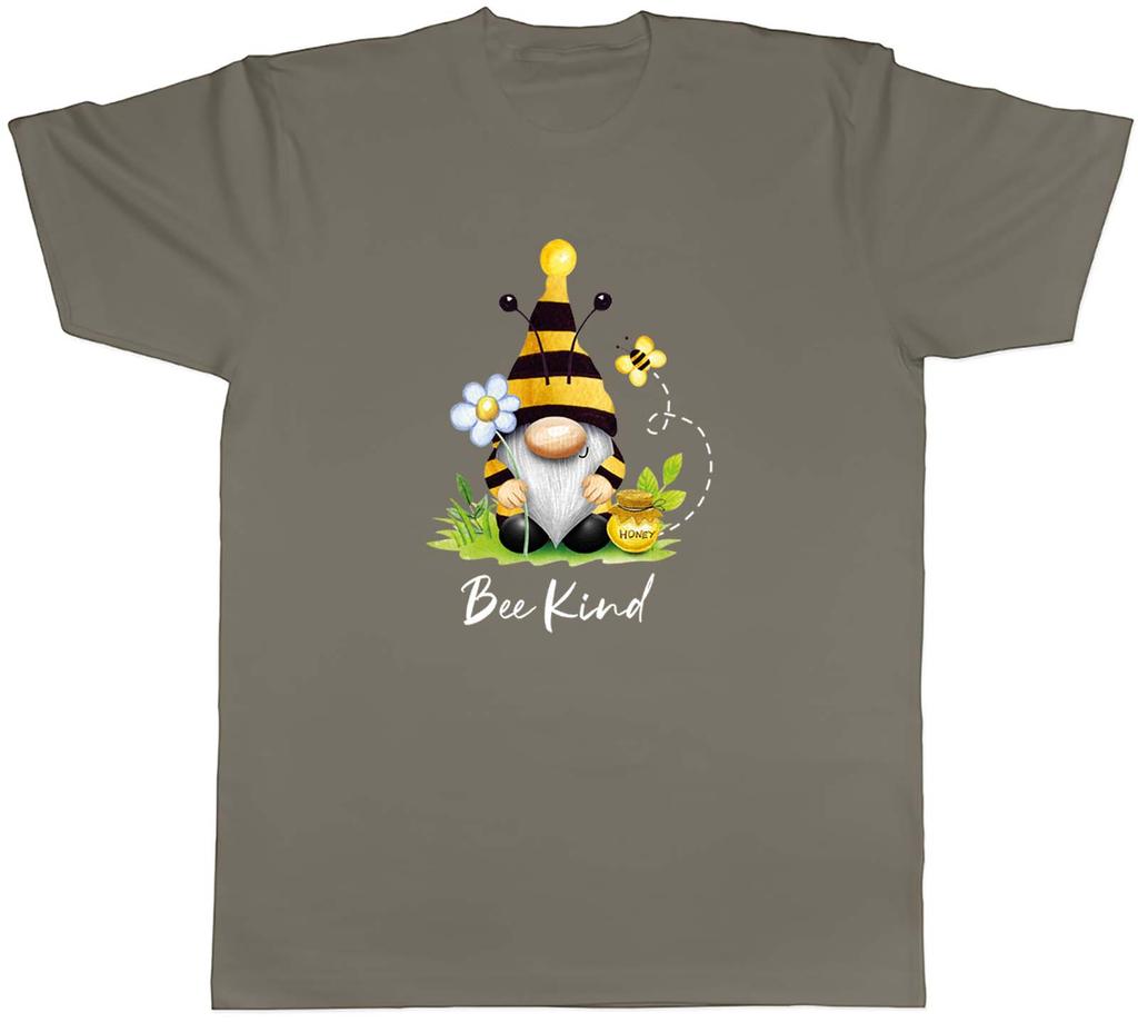 Bee Kind Unisexs TShirt Garden Gonk Gnome Bumblebee Unisex Tee Gift