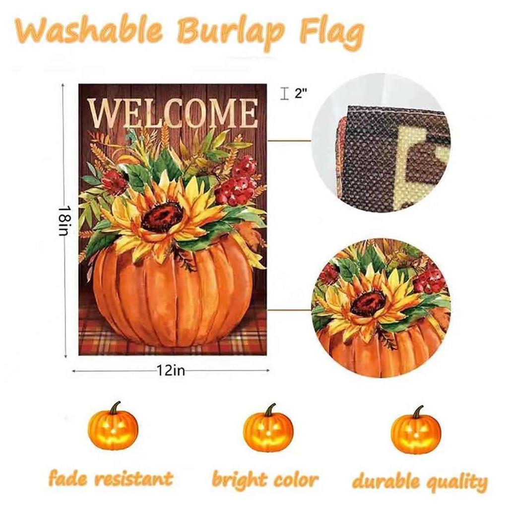 Gartenflagge Jubiläum Haushaltszubehör Heimaufkleber Handwerkskunst Widerstandsfähigkeit Hofdekoration Mehrzweck Saisondeko