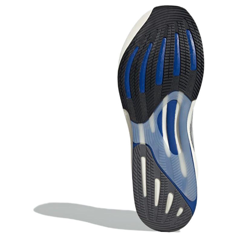 adidas Supernova Rise Rundzehen Komfortable Langlebige Rutschfeste Low-Top Laufschuhe Unisex Laufschuhe Grau Weiß ID3587
