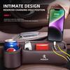 Úložný box do mezery autosedačky Výplň konzole Pouzdro pro uložení a úklid Pro Peugeot 206 207 208 306 307 308 508 106 107 108 2008 3008 5008
