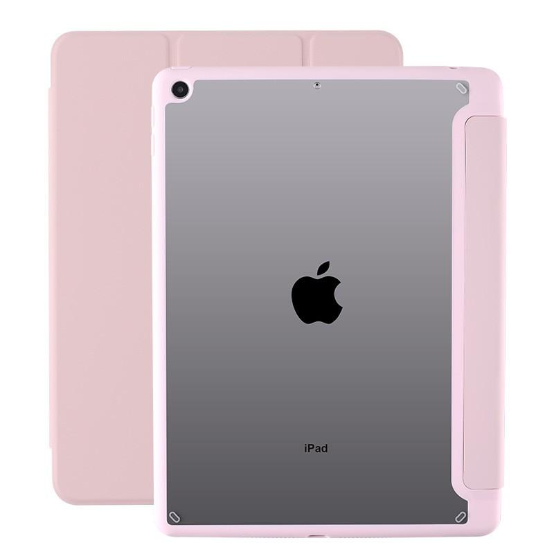 IPad 10.9 Case With Pencil Holder Pro 11 Acrylic Air 5 Hard Shell 12.9 Folio Cover