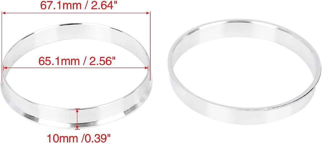 Myoseya Hub Ring, Wheel Hub Ring, Hub Center Ring, High Speed Driving, Wheel Center,