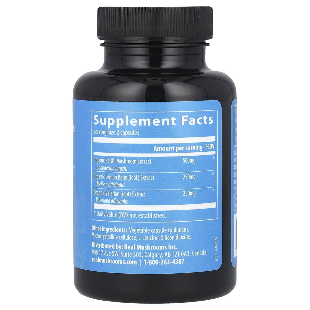 Realrest, Mushroom + Herb, 60 Capsules