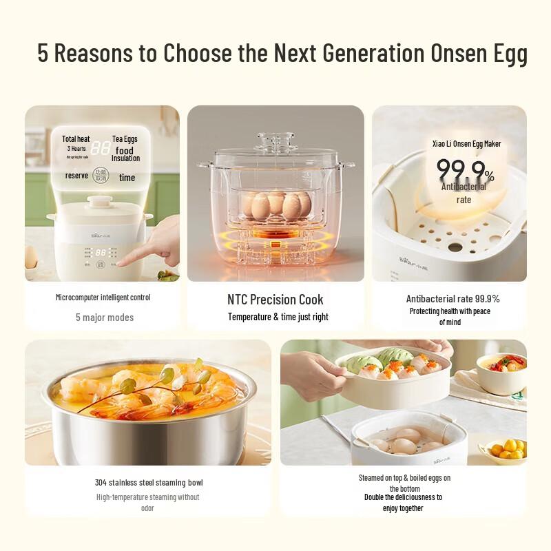 Bear Smart Automatic Egg Cooker