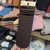 Hehe Socks - Solid Color Women's Socks - Versatile Socks - Rolled Edge - Mid-calf Length - No Heel - All-season Style - Spring, Autumn and Winter