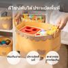 Foldable Cartoon Storage Bin, Textile Laundry Basket for Children, Fabric Organizer Box