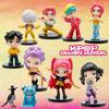 NEW 10pcs/set KPop  Hunters Superstar Saja Boys Rumi Mira Zoe Acrylic PVC Action Figure Toy Anime Figurine Doll For Fans Gift