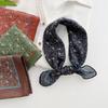 Retro Fashion Cashew Nut Versatile Small Silk Scarf Women's Spring and Summer New Light and Breathable Decorative Square Scarf Headband Neck Scarf