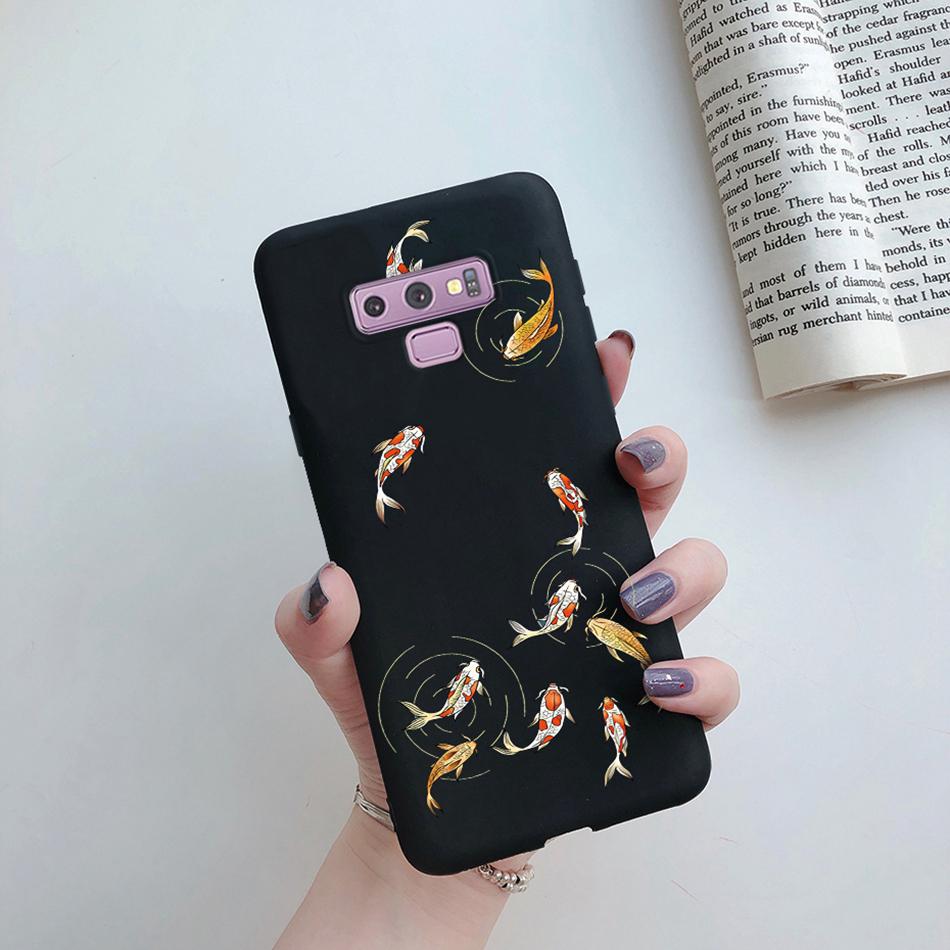 For Samsung Galaxy Note 9 Case Cover Cute Cat Cartoon silicon Back Cover TPU Funda For Samsung Galaxy Note 9 Note9 Phone Case